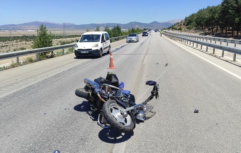 Ufak bir kamp paylaşımı yaptıkları motosikletle kazada koca öldü eşi