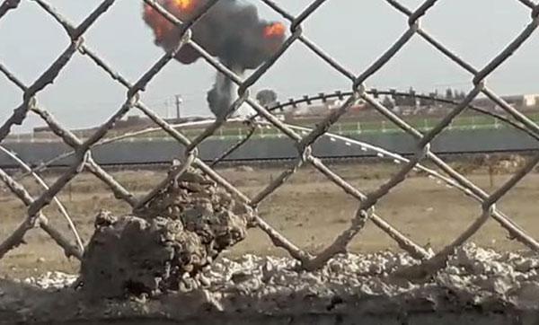 Sınırda mevzi kazan teröristler tank atışıyla vuruldu