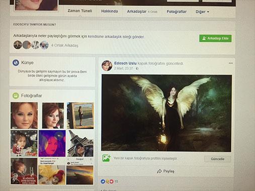 Son paylaşımı melek oldu