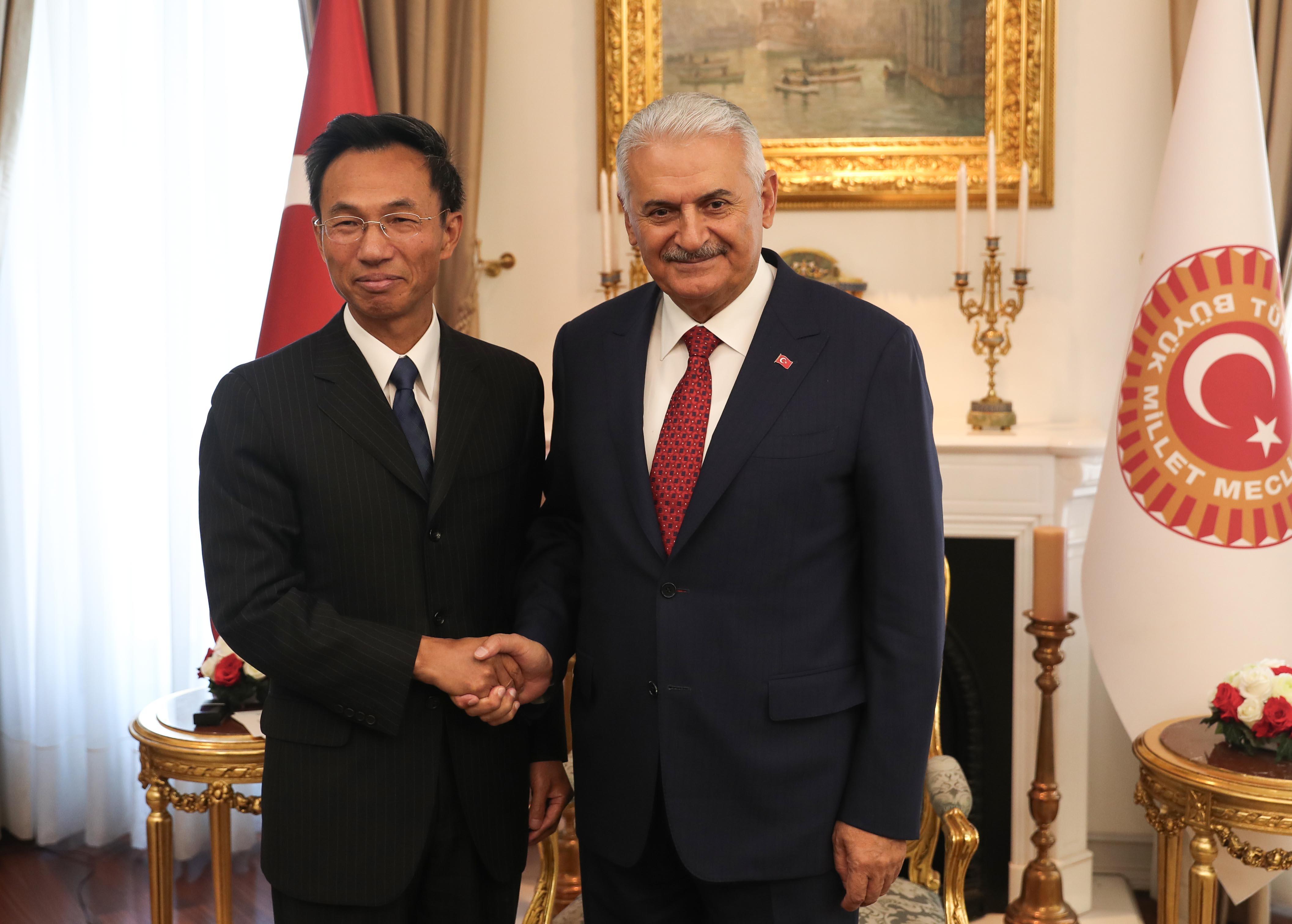 TBMM Başkanı Yıldırım, Japonya ve Ürdün Büyükelçilerini kabul etti