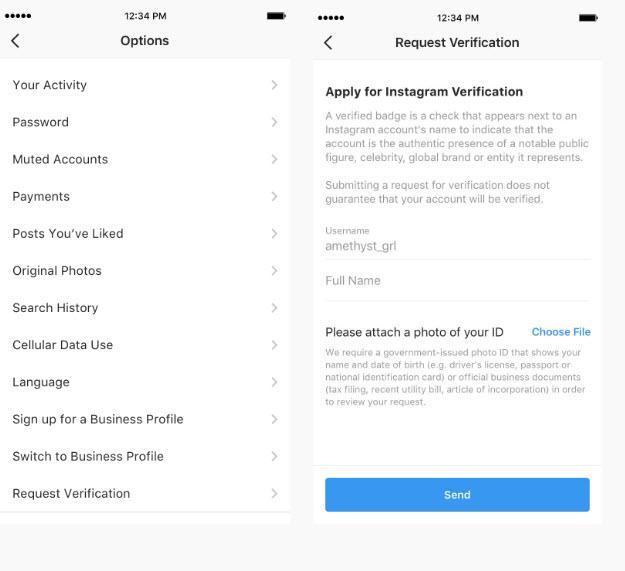 Instagramda onaylı hesap isteyenlere müjde