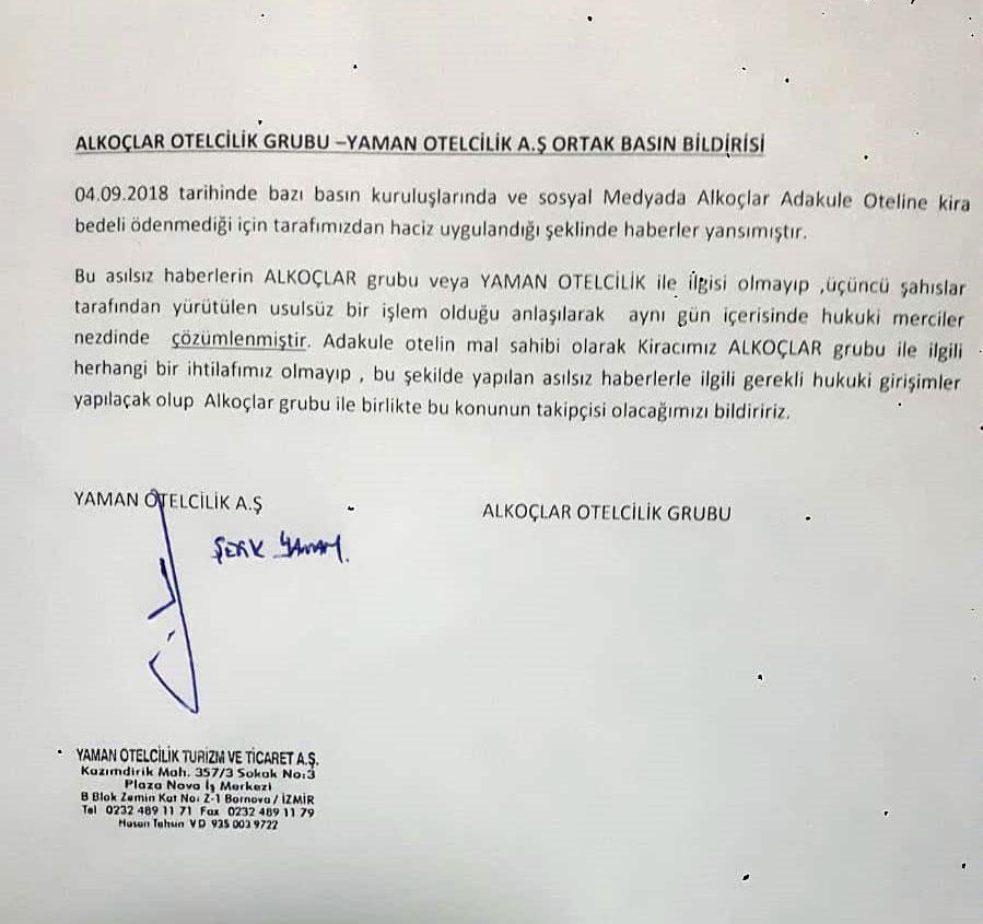 O otelde sıkıntı aşıldı, müşteriler tatillerine devam ediyor