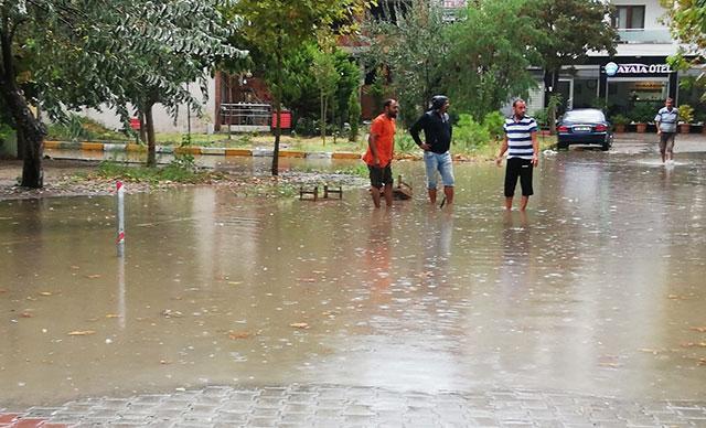 Çanakkale’de şiddetli yağmur