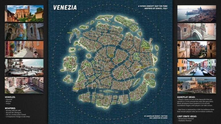 PUBG oyuncularına Venedik haritası geliyor