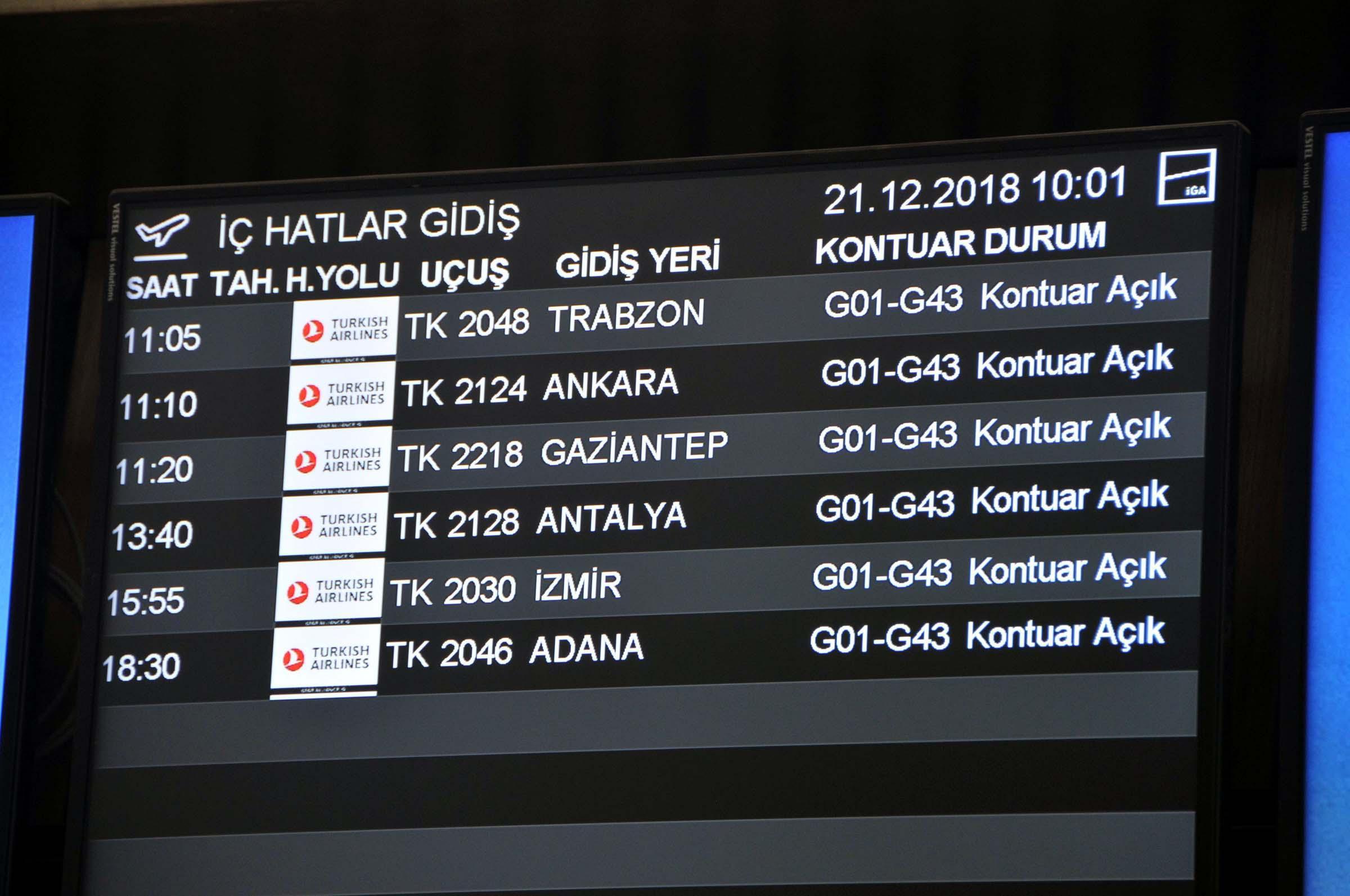 THY, İstanbul Havalimanı’ndan Gaziantep seferlerine başladı