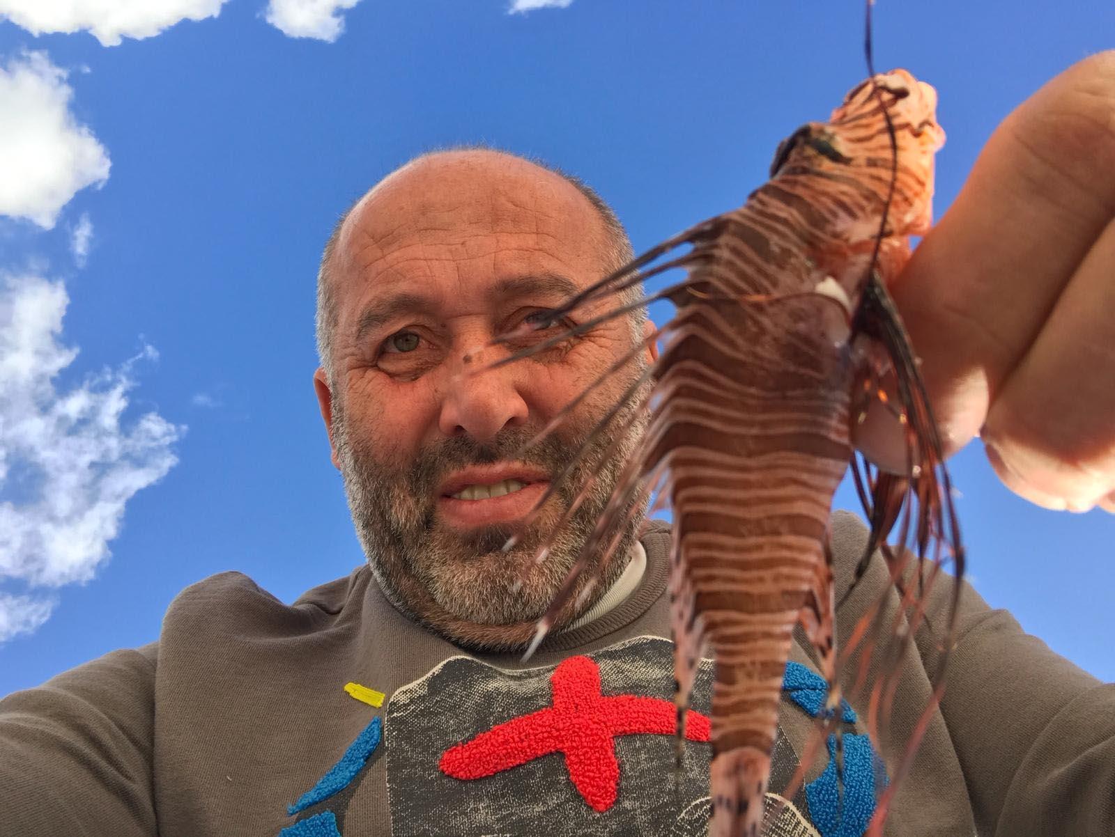 Gökavada zehirli aslan balığı görüldü