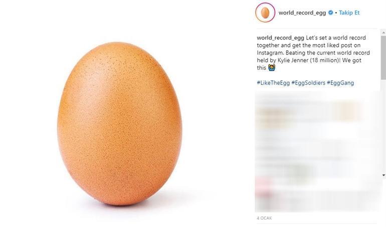 Instagramda yumurta fotoğrafı çılgınlığı sürüyor