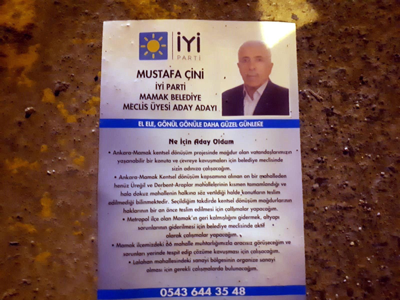 İYİ Partili belediye meclis üyesi adayı broşür dağıtırken canından oldu