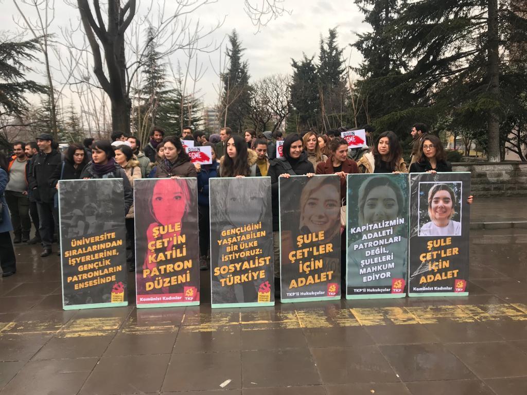 Şule Çet davasında sanıklar hakim karşısında