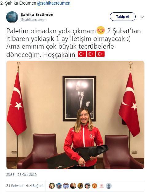 Twitter’da en etkin 8 sporcu Türk kadını