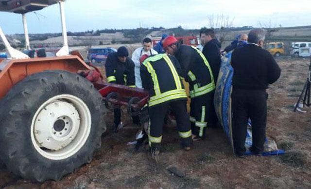 Çapa makinesinin altında can verdi