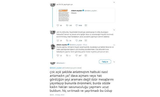 Didem Soydandan tepki çeken paylaşım