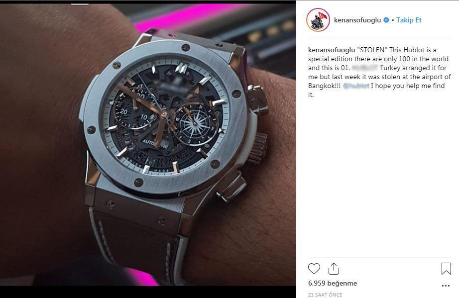 Kenan Sofuoğlu, kol saatini çaldırdı, sosyal medyadan yardım istedi