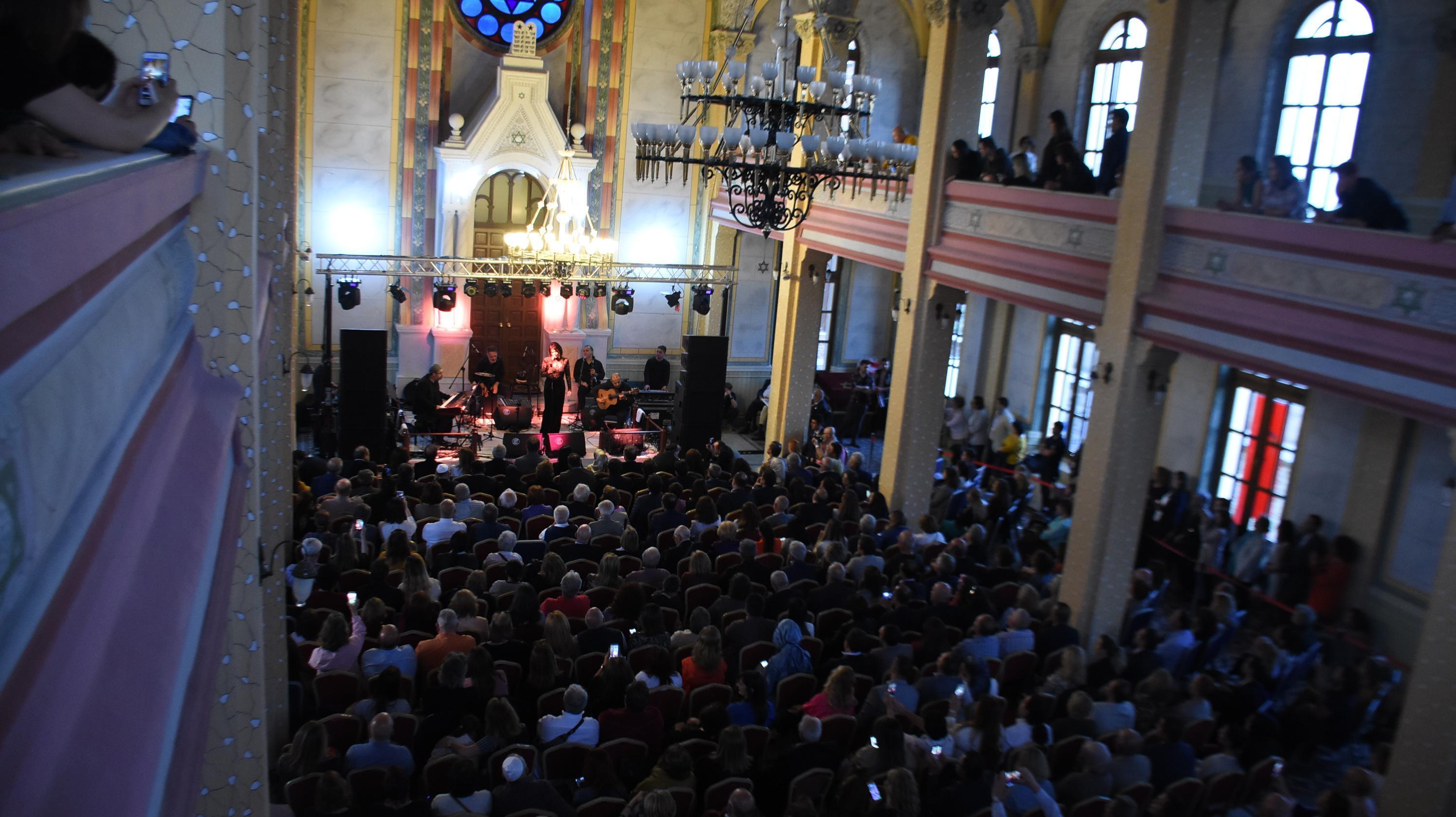 Edirne Büyük Sinagogunda Yasmin Levy konseri