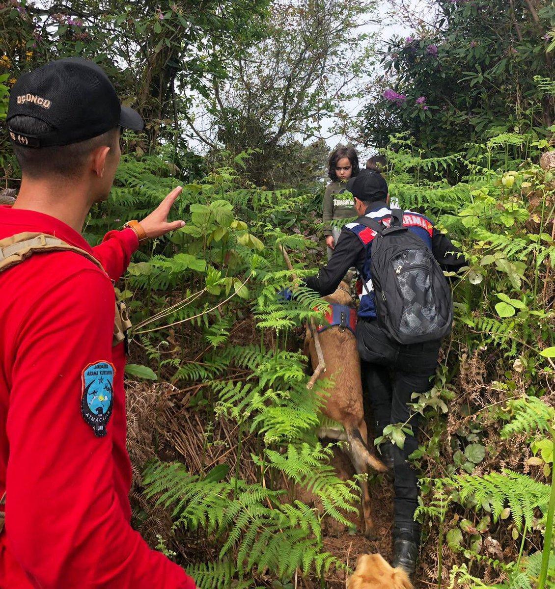 Fındıklıda ormanlık alanda kaybolan çocuklar bulundu