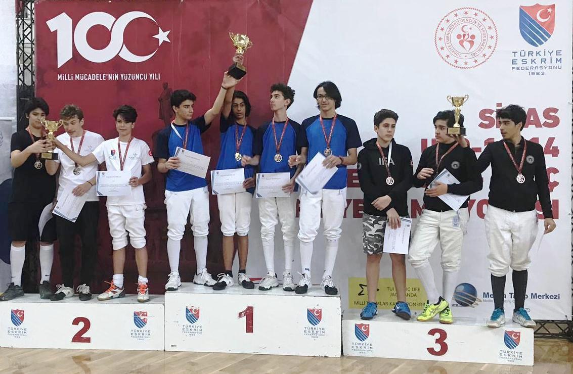 Eskrim Türkiye Şampiyonası sona erdi