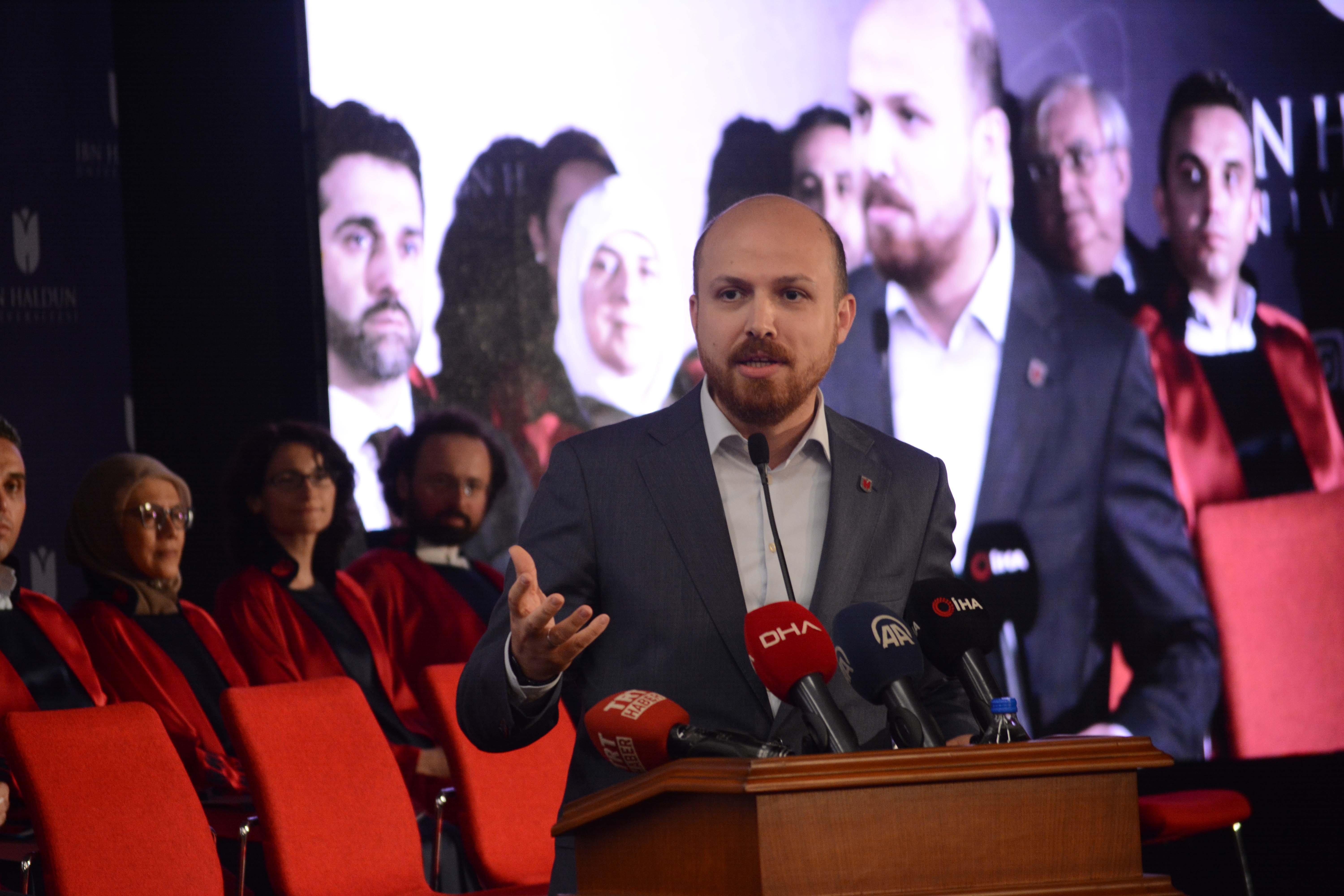 Bakan Selçuk ve Bilal Erdoğan İbn Haldun Üniversitesi mezuniyet törenine katıldı