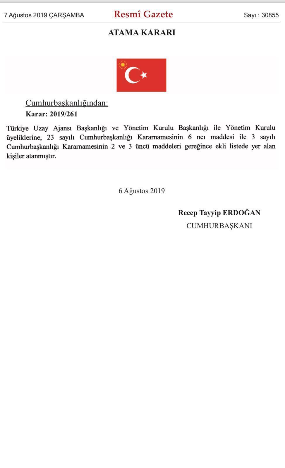 Bakan Varanktan Türkiye Uzay Ajansı ile ilgili açıklama