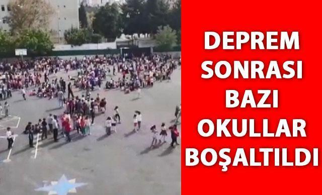 İstanbulda korkutan deprem