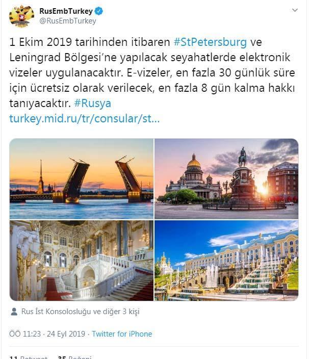 Rusyadan vize açıklaması