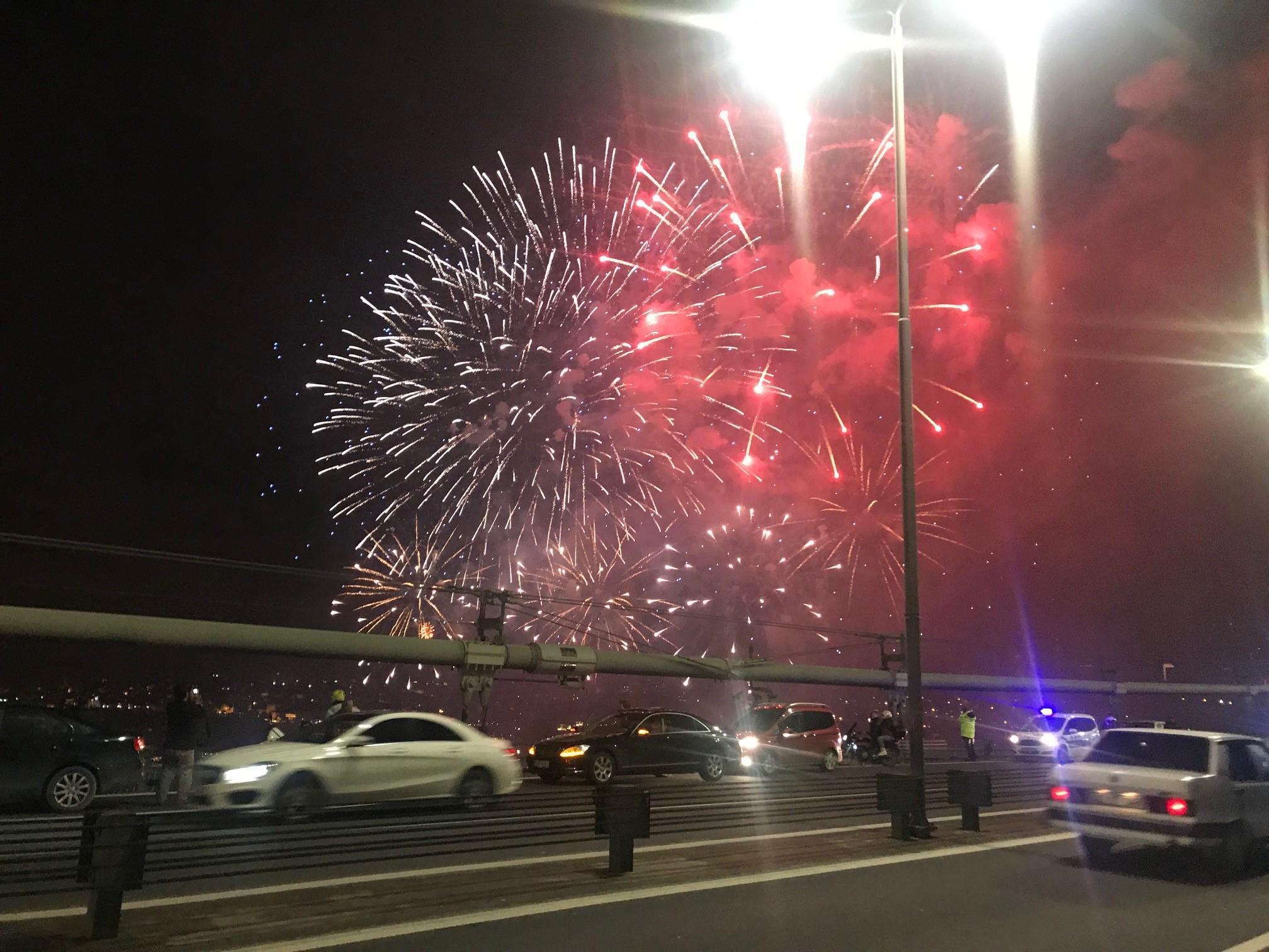 İstanbul yeni yıla böyle girdi