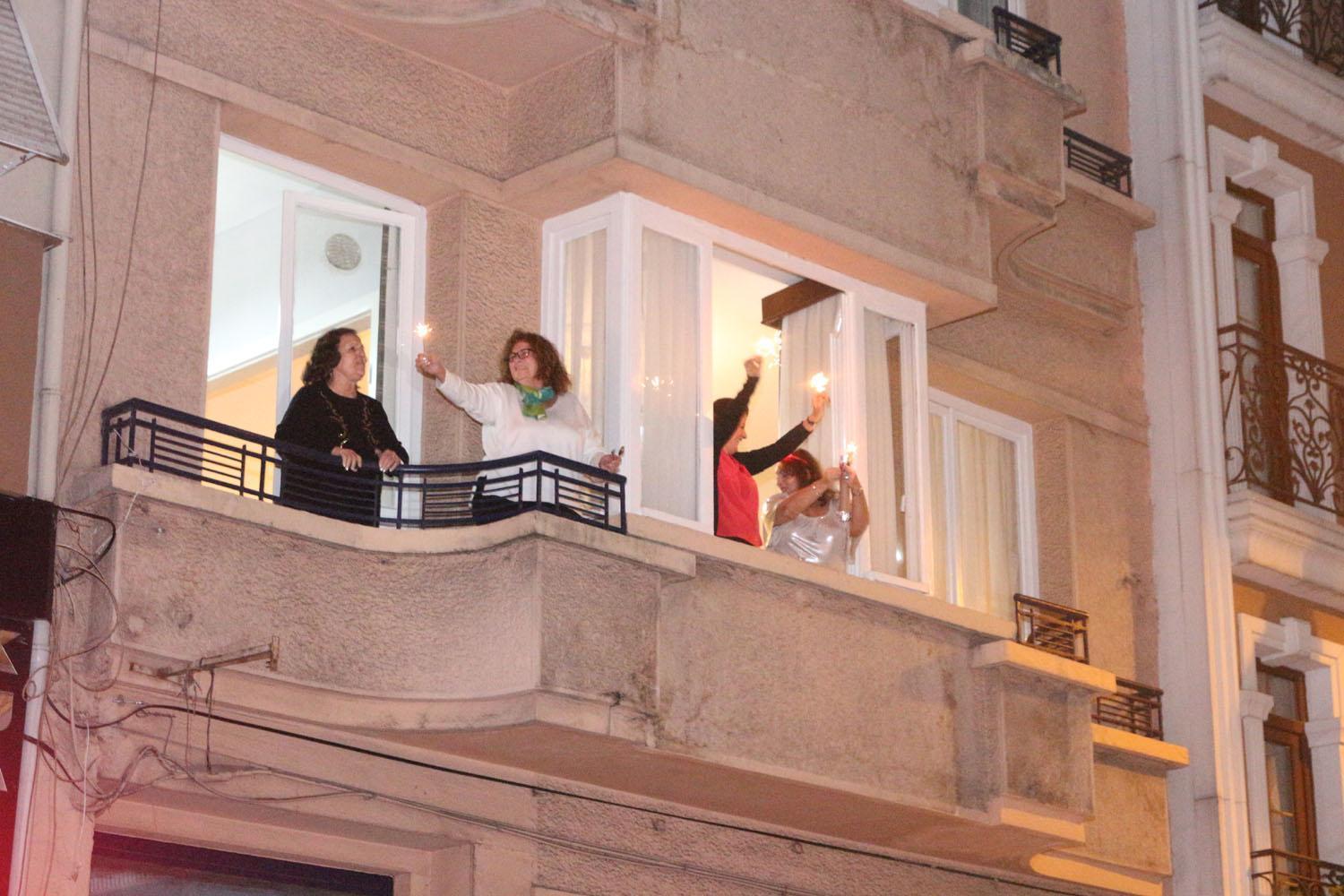 İstanbul yeni yıla böyle girdi