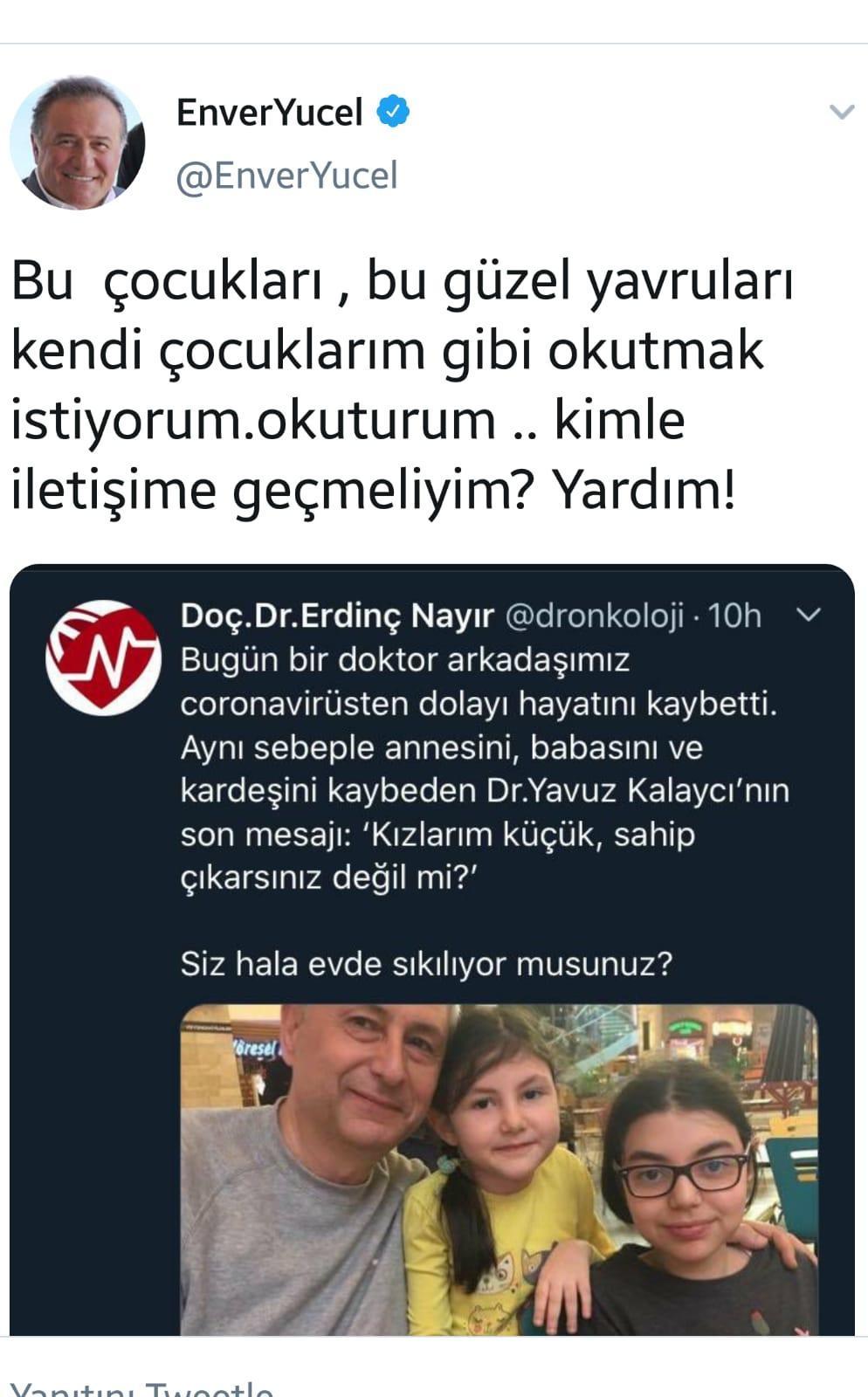 Koronavirüsten ölen doktorun son mesajı yürekleri dağladı Kızlarım küçük sahip çıkarsınız değil mi