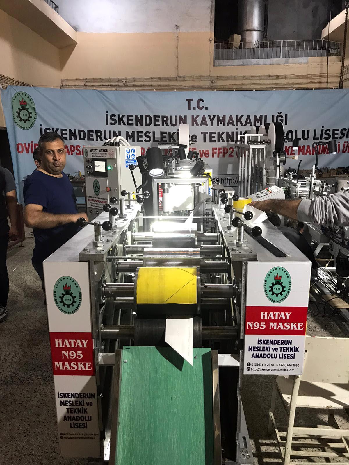 MEB, N95 maske makinesi üretti