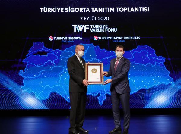 Bakan Albayrak: Türkiye Sigorta küresel rekabette güçlü bir piyasa oyuncusu olacaktır