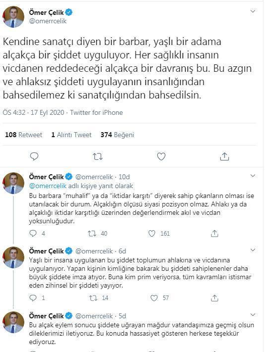 AK Parti Sözcüsü Çelikten Halil Sezai açıklaması