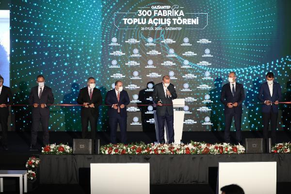 Cumhurbaşkanı Erdoğan, 300 fabrikanın açılış törenine katıldı