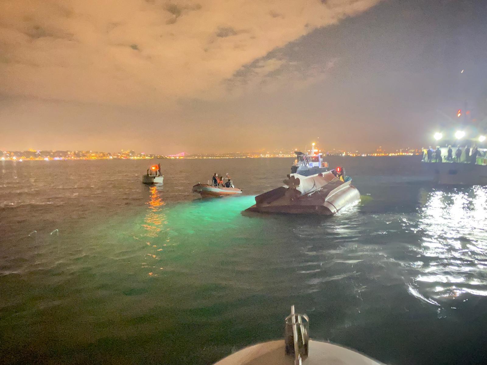 Samatya açıklarında balıkçı teknesi battı: 2 ölü