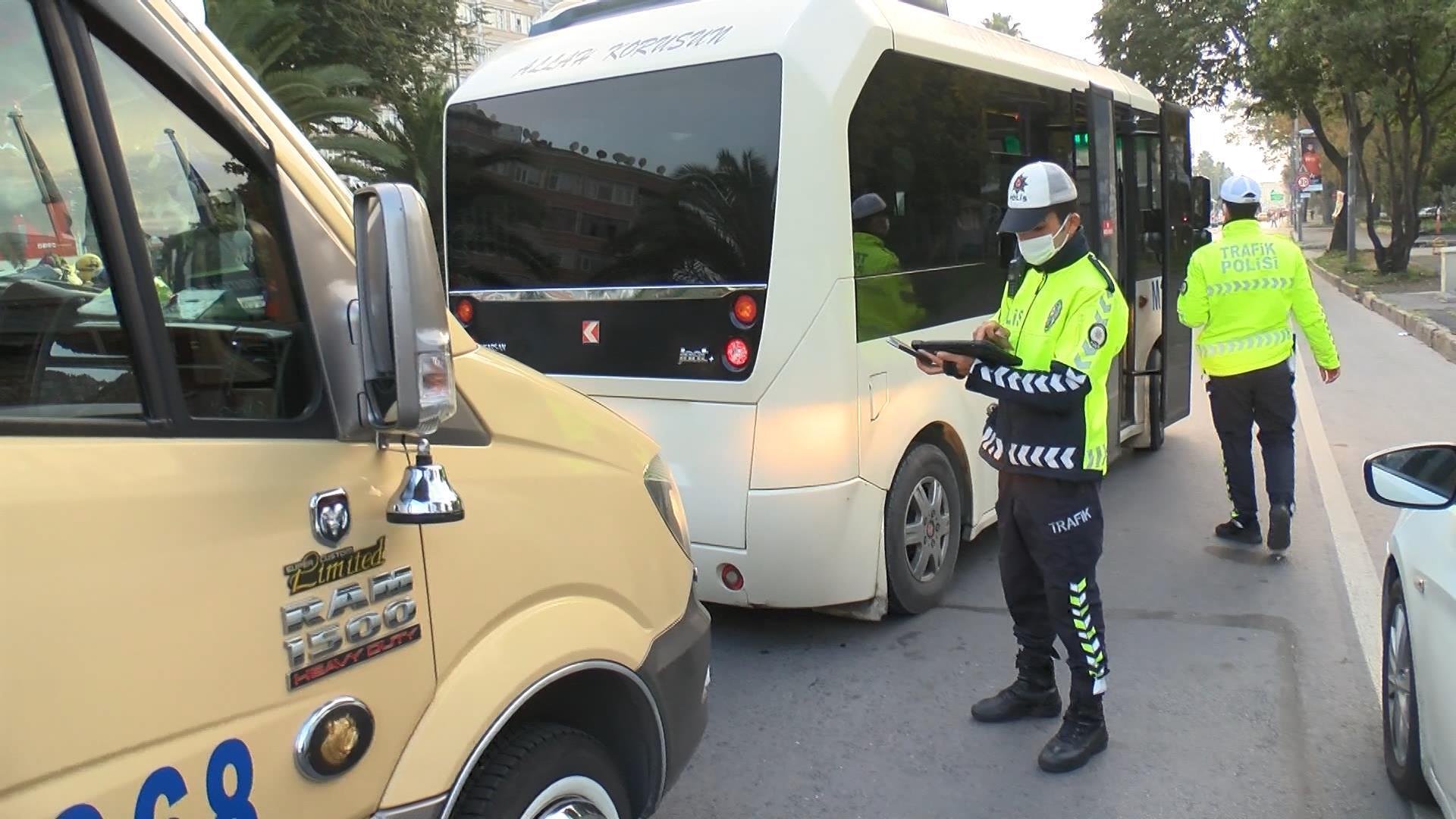 İstanbulda toplu taşıma araçlarına koronavirüs denetimi