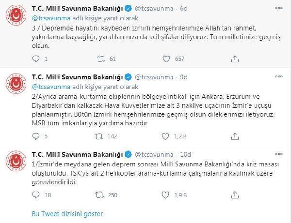 MSB: TSKya ait 2 helikopter arama-kurtarma çalışmaları için görevlendirildi