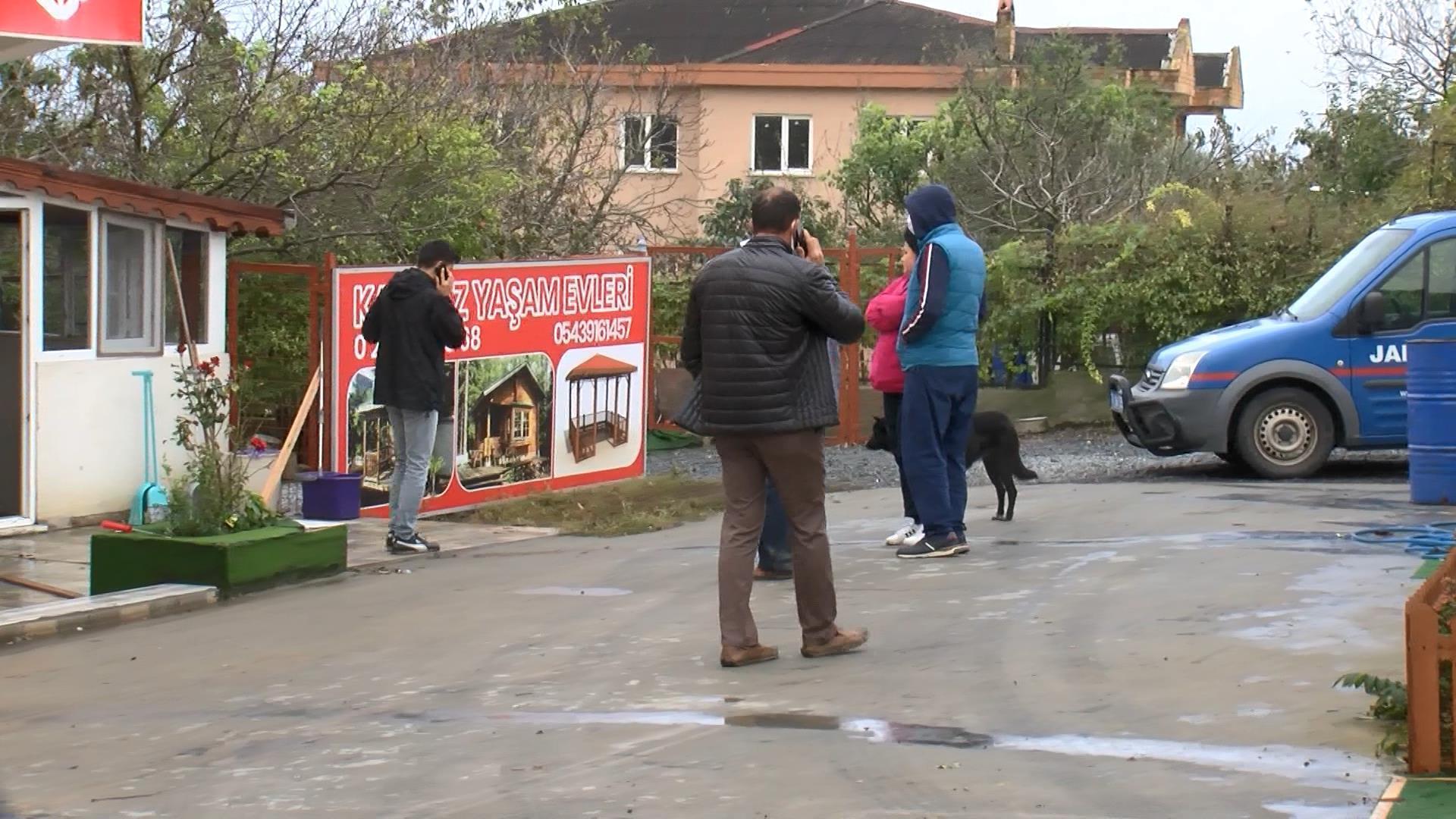 Arnavutköyde marangoz atölyesinde yangın : 1 ölü