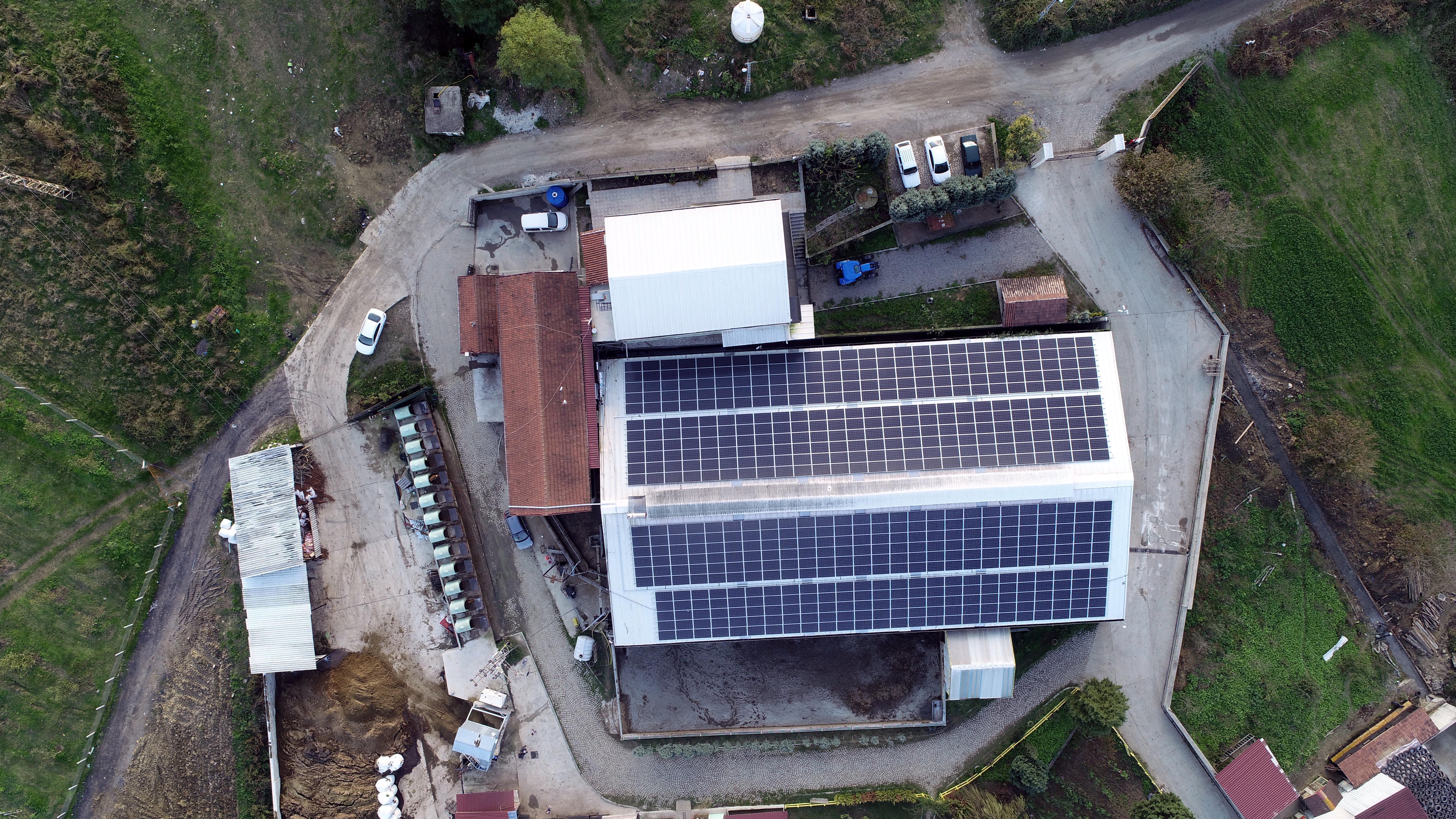 Kurduğu çiftlikle bölgenin en önemli süt üreticisi olan emekli öğretmen, şimdi de kendi enerjisini üretecek