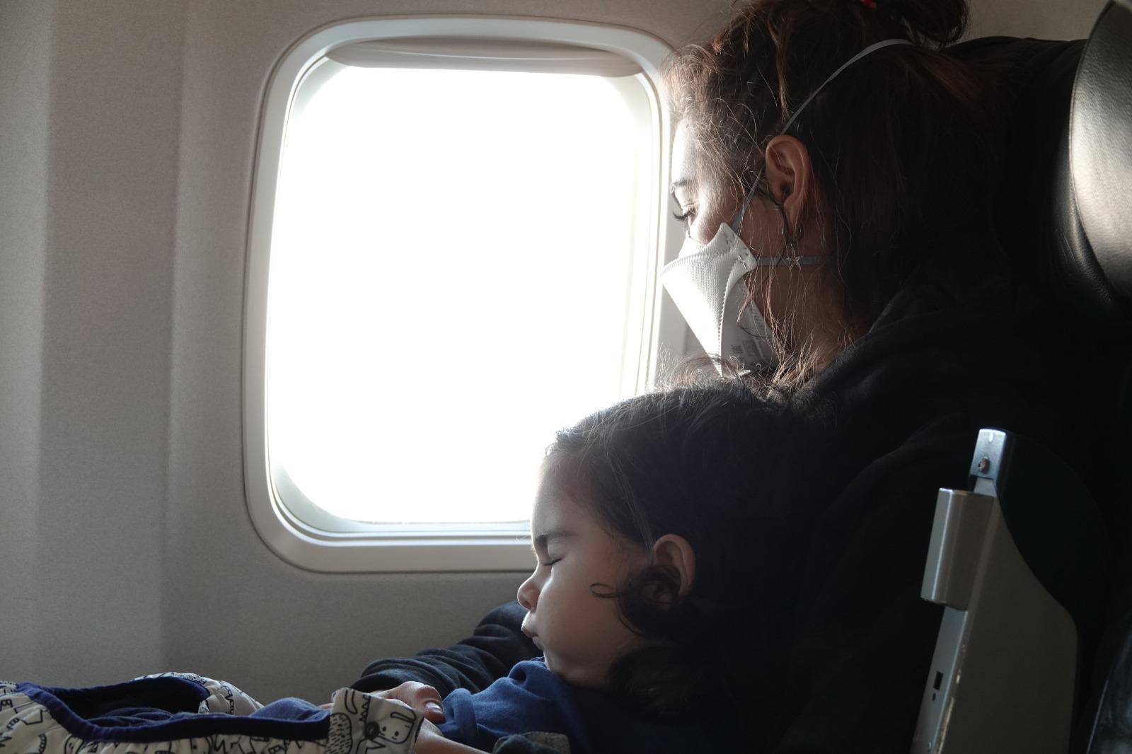 ABDye giden SMA hastası Demir Ali için uçakta duygulandıran anons