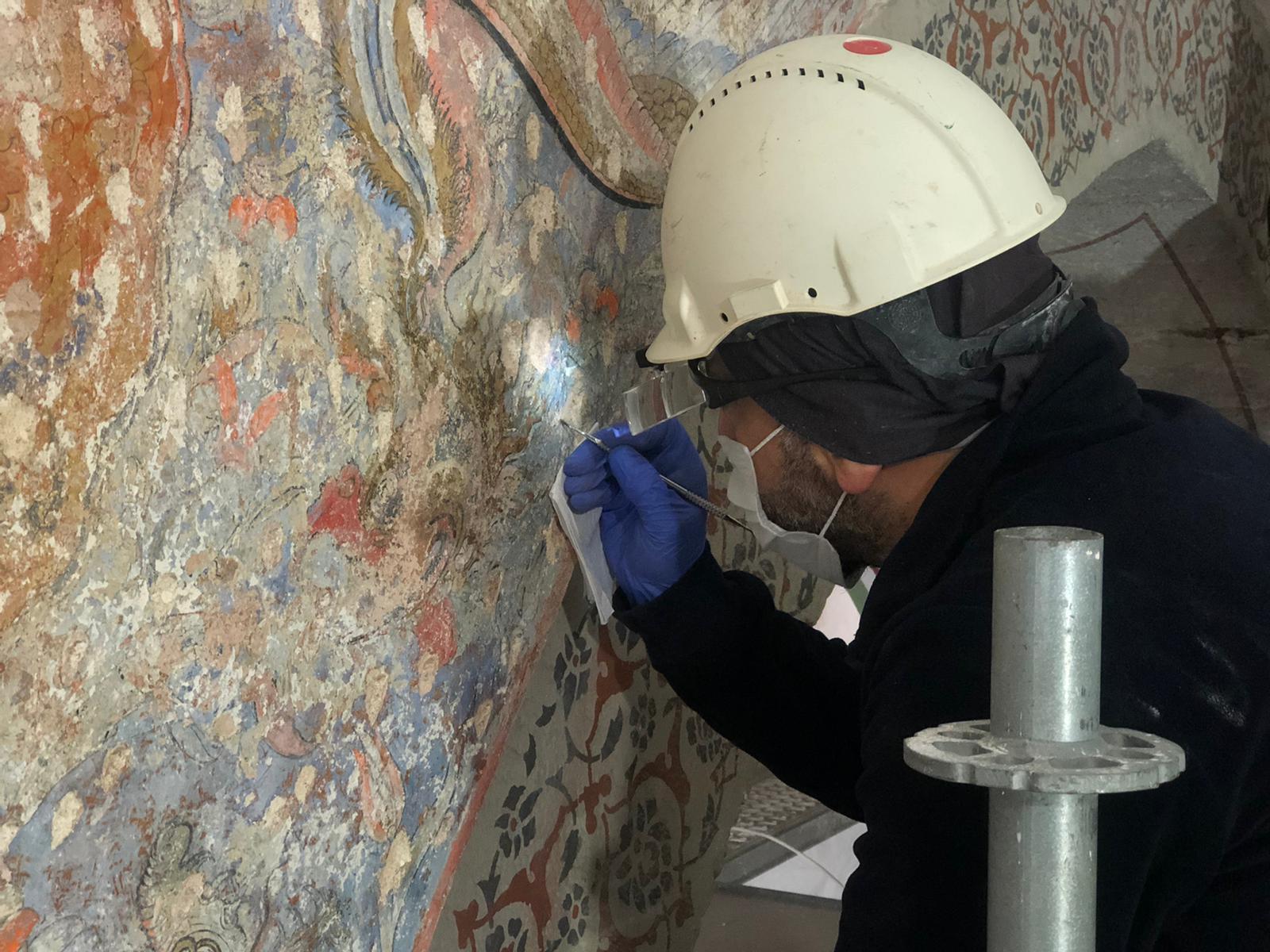 Topkapı Sarayı restorasyonunda 500 yıllık Saz yolu bezemesi bulundu