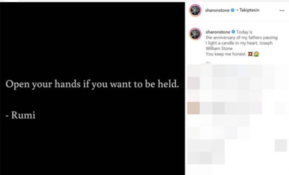 Mevlananın torunu Bayru: Ne mutlu Sharon Stone ki, Hz. Mevlananın sözlerinden pay çıkarmış