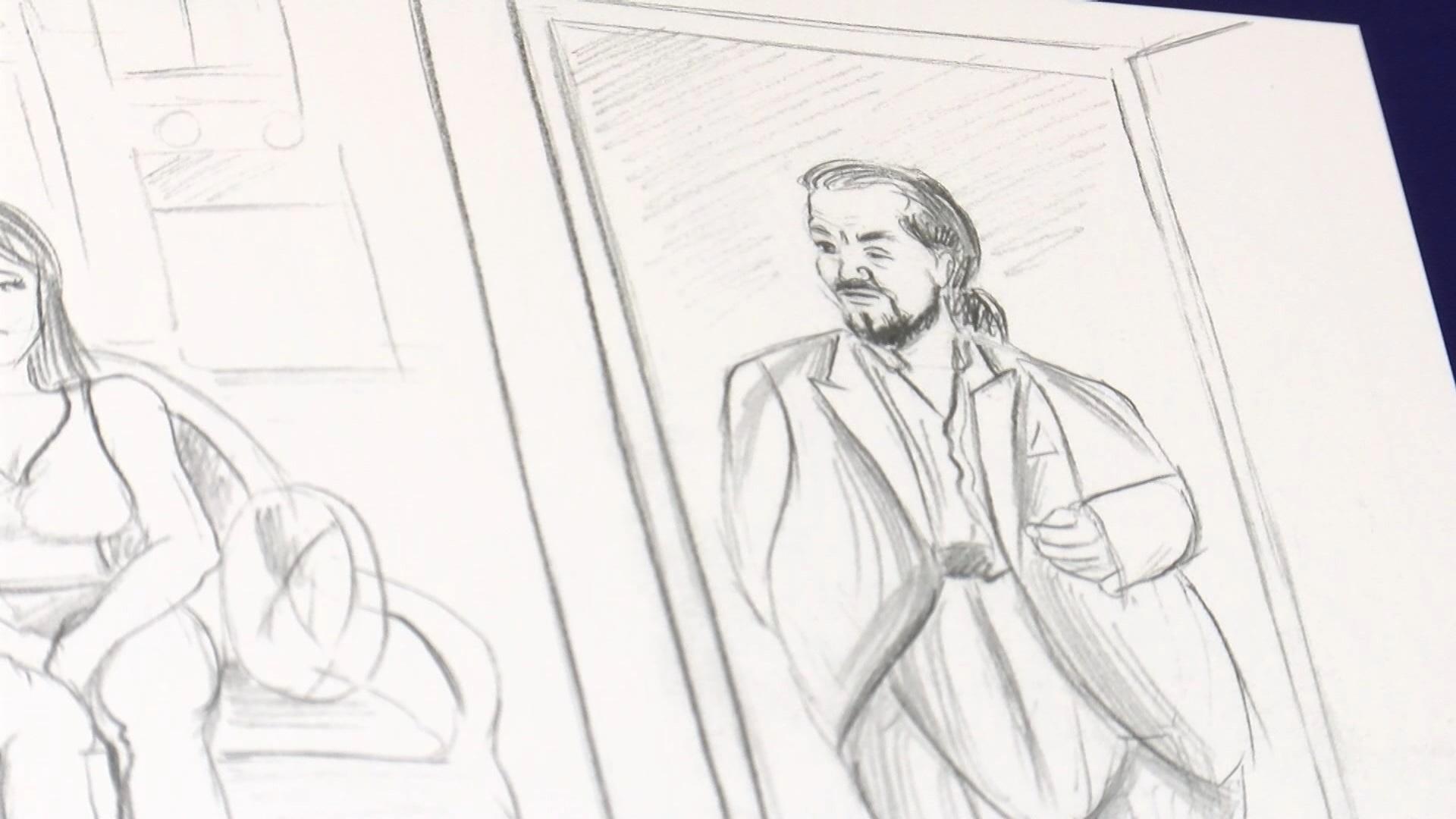 Adnan Oktar Suç Örgütünde yapıldığı iddia edilen cinsel istismarlar, karikatürleştirilip mahkemeye sunuldu