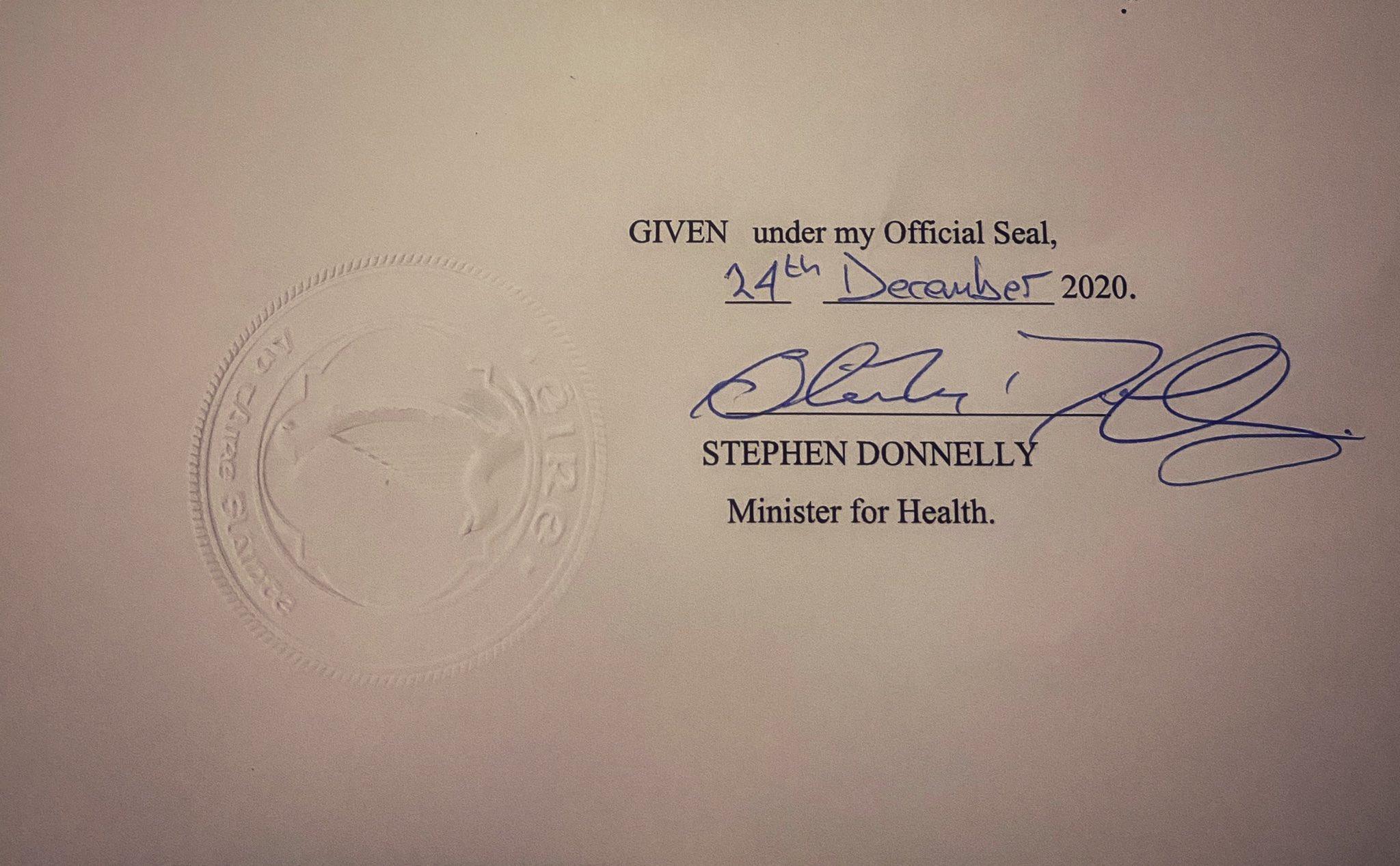 İrlanda Pfizer BioNTech koronavirüs aşısını onayladı