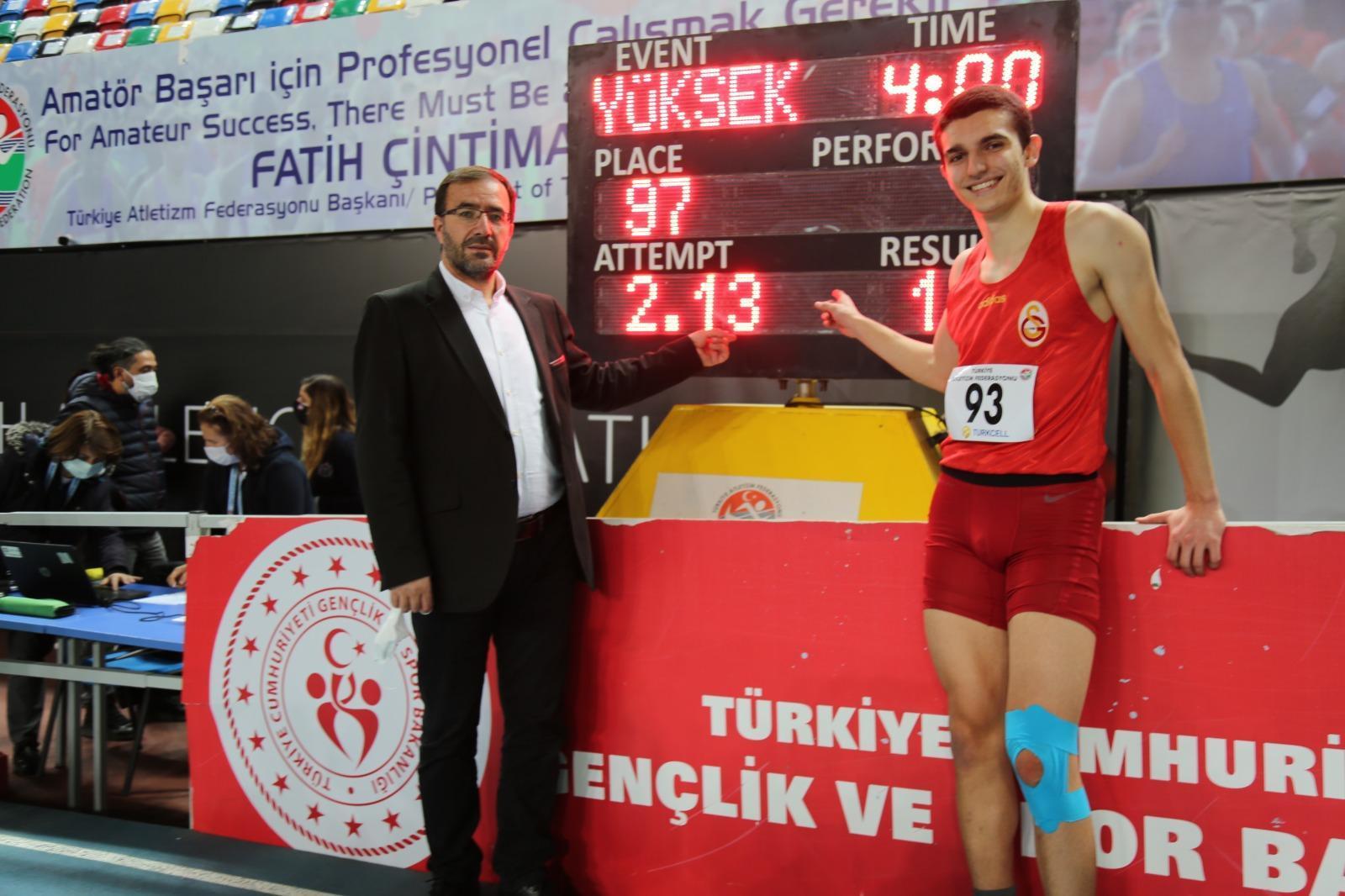 Atletizmde Salon Rekor Deneme Yarışlarında 4 yeni rekor