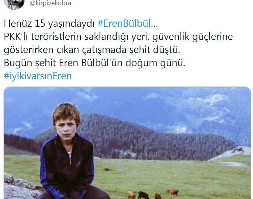 Şehit Eren Bülbül, doğum gününde unutulmadı