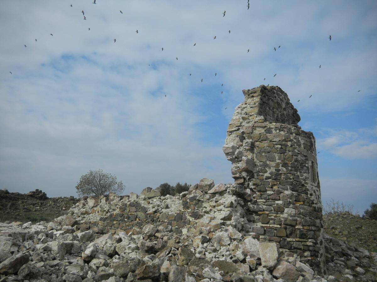 250 yıllık manastır şapeli defineci kazıları nedeniyle yıkıldı