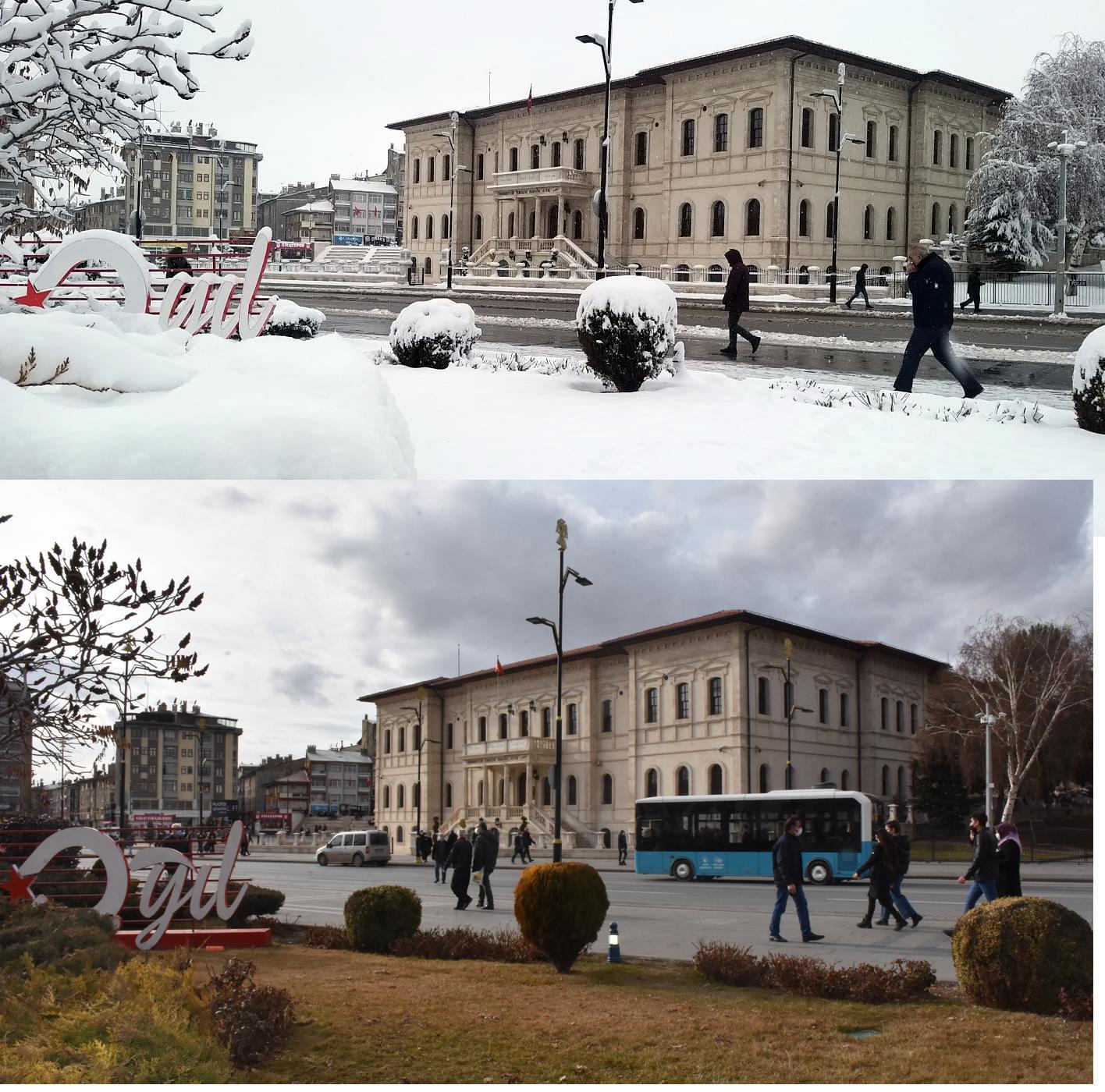 Sivasta, 18 derece ile 91 yılın ocak ayı sıcaklık rekoru kırıldı