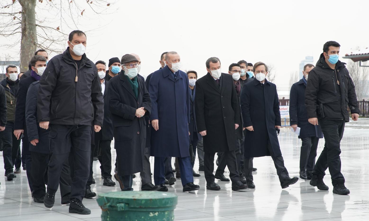 Cumhurbaşkanı Erdoğan, Nur Verginin cenaze törenine katıldı