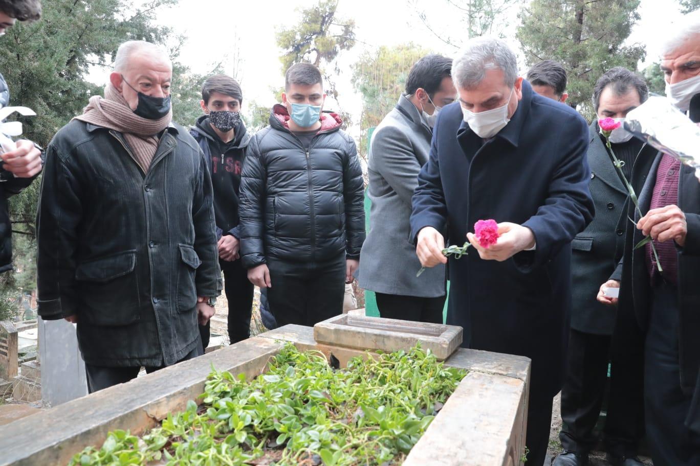 Kazancı Bedih, ölüm yıldönümünde mezarı başında anıldı