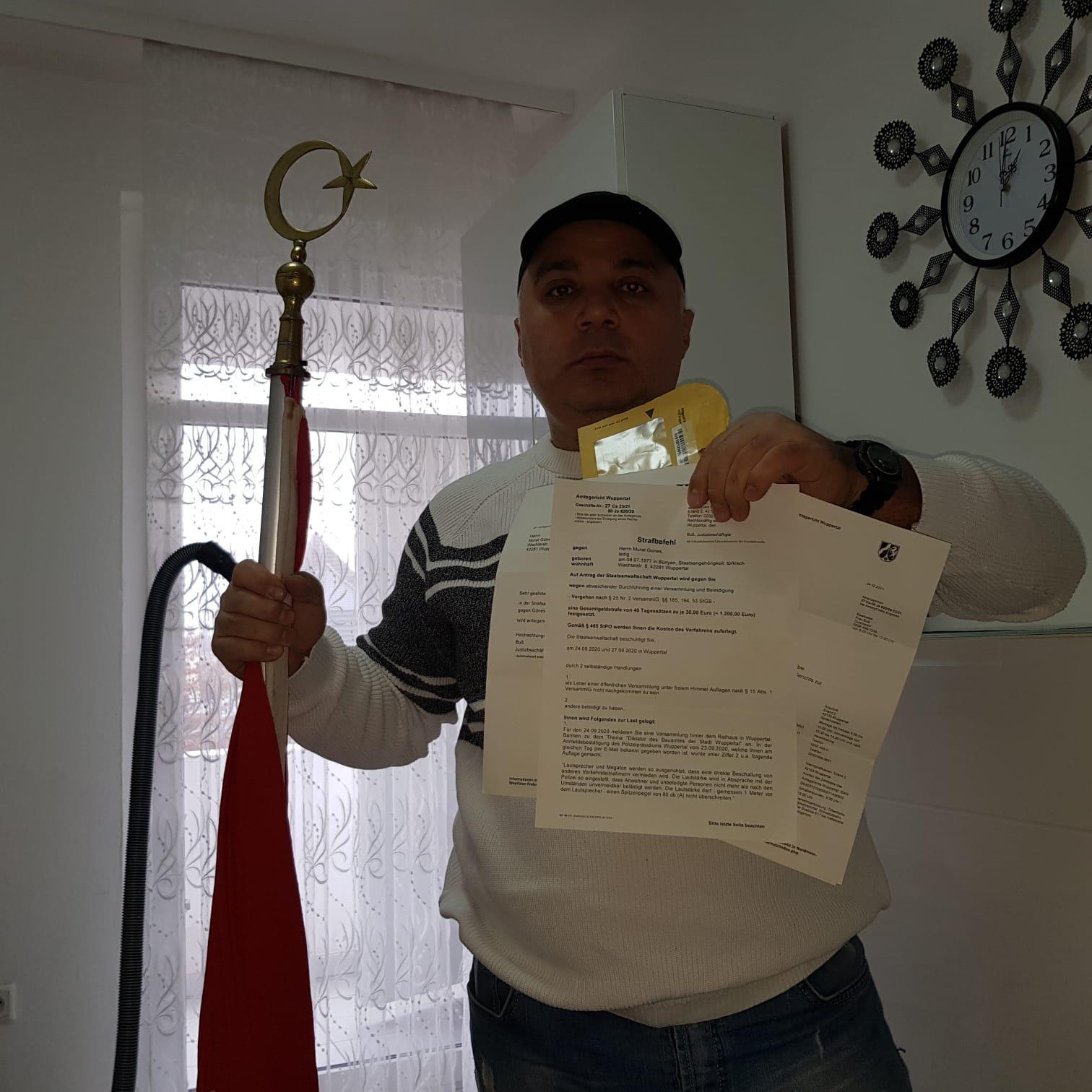 Almanyada Türk bayrağı hazımsızlığı