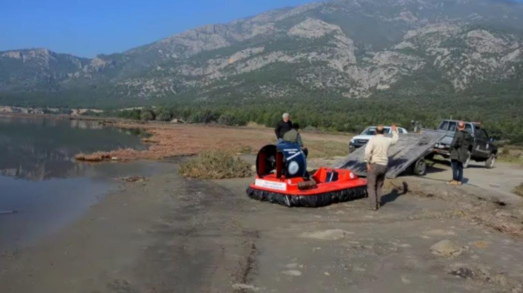 Milli Parka hovercraftlı koruma desteği