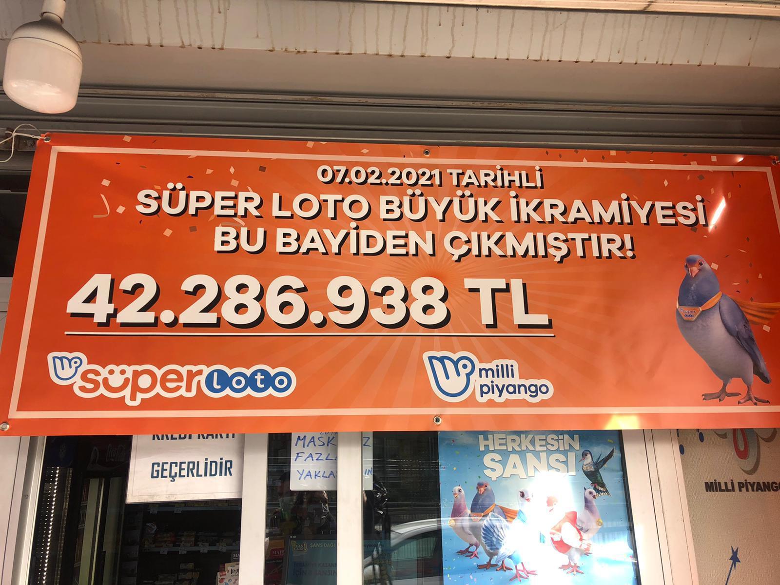 Süper Lotoda Büyük ikramiye sahibini buldu